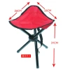 Factory direct sales of outdoor folding triangular chairs, portable and retractable ultra-light fishing three-legged stools Item Picture